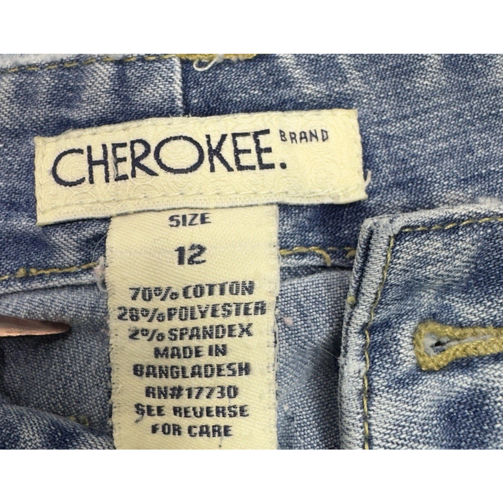 Vtg Cherokee Women's Cropped Denim Jeans | Bundle Lot Of 3 | Size 12 | y2k 90s - Picture 10 of 12